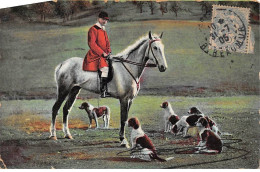 Sports - N°90988 - Chasse - Cavalier Entouré De La Meute - Chasse