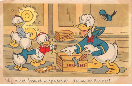 Disney - N°90907 - Il Y A Des Bonnes Surprises Et ... Des Moins Bonnes - Donald, Et Ses Neveux - Disneyland