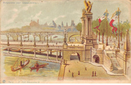 Carte à Système - N°90885 - Regardez Par Transparence - Paris - Pont Alexandre III - Dreh- Und Zugkarten