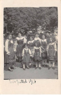 68 - N°91445 - Jeunes Femmes Et Fillettes En Alsaciennes Le 14 Juillet 1916 - Carte Photo - Autres & Non Classés