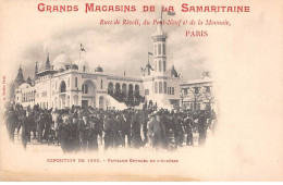 Publicité - N°91264 - Exposition De 1900 - Pavillon Officiel De L'Algérie - Grands Magasins De La Samaritaine - Publicidad