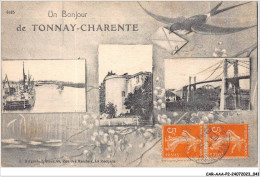 CAR-AAAP2-17-0102 - Un Bonjour De TONNAY-CHARENTE - Hirondelle - Sonstige & Ohne Zuordnung
