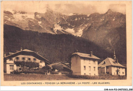 CAR-AAAP13-74-0940 - LES CONTAMINES - Pension La Berangere  -La Poste, Les Glaciers - Contamine-sur-Arve