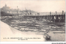 CAR-AAAP10-62-0721 - BOULOGNE-SUR-MER - L'anse Des Pilotes - Debris Et épaves - 10-11 Septembre 1903 - Boulogne Sur Mer