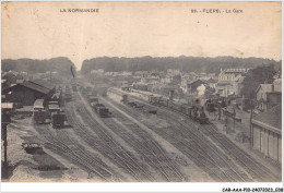 CAR-AAAP10-61-0707 - FLERS - La Gare - Trains - Flers