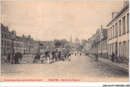 CAR-AAAP7-59-0500 - BERGUES - Marché Aux Bestiaux - Bergues