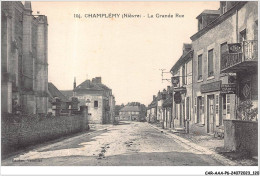 CAR-AAAP6-58-0441 - CHAMPLEMY - La Grande Rue - Cafe De La Paix, Garage - Other & Unclassified