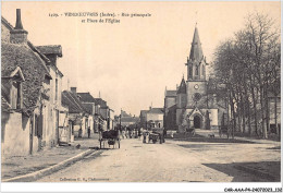 CAR-AAAP4-36-0298 - VENDOEUVRES - Rue Principale Et Place De L'eglise - Andere & Zonder Classificatie