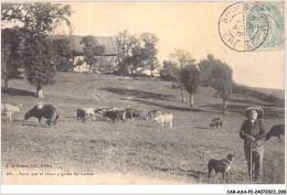 CAR-AAAP2-23-0131 - Auro Que Sé Vieux Y Garde Las Vachas - Agriculture - Autres & Non Classés