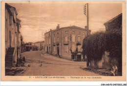 CAR-AABP2-47-0134 - AIGUILLON - Tournant De La Rue Gambetta - Other & Unclassified