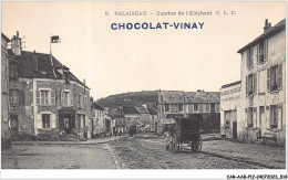 CAR-AABP12-91-0913 - PALAISEAU - Quartier De L'éléphant - Publicite Chocolat-Vinay - ELD - Palaiseau