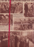 Visite Roi à Wintham, Hingene, Bornem - Inondations - Orig. Knipsel Coupure Tijdschrift Magazine - 1953 - Sin Clasificación