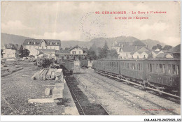 CAR-AABP11-88-0882 - GERARDMER - La Gare à L'intérieur - Arrivée De L'express - Cachet Militaire - Gerardmer