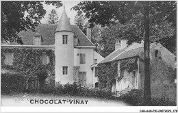CAR-AABP10-78-0819 - ORGEVAL - Maison Coule Eau - Publicite Chocolat-Vinat - ELD - Orgeval