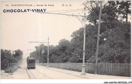 CAR-AABP10-78-0817 - SARTROUVILLE - Route De Paris - Publicite Chocolat-Vinat - ELD - Sartrouville