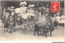 CAR-AABP9-76-0657 - LE HAVRE - Voiture De Chèvres Dans Le Jardin De L'hôtel-de-ville - Unclassified