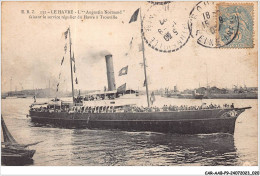 CAR-AABP9-76-0658 - LE HAVRE - L'augustin Normand Faisant Le Service Régulier Du Havre à Trouville - Portuario