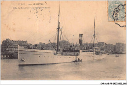 CAR-AABP9-76-0649 - LE HAVRE - Ville-de-maranhao Des Chargeurs Réunis - Bateau - Port