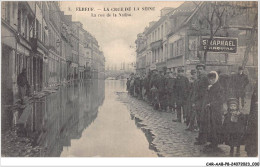 CAR-AABP8-76-0588 - ELBEUF - La Crue De La Seine - La Rue De La Nation - Elbeuf