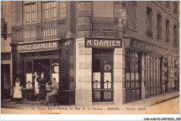 CAR-AABP6-76-0460 - ROUEN - Place Saint Amand Et La Rue De La Chaine - Cafe Chez Damien - Rouen