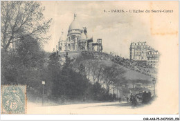 CAR-AABP5-75-0396 - PARIS XVIII - L'eglise Du Sacré CïÂ¿Â½ur - En-cours De Construction, Echaffaudage - District 18