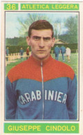 36 ATLETICA LEGGERA - GIUSEPPE CINDOLO - CAMPIONI DELLO SPORT 1967-68 PANINI STICKERS FIGURINE - Atletiek