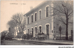 CAR-AACP12-86-1093 - CHAROUX - La Gare - Train - Charroux