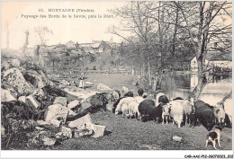 CAR-AACP12-85-1018 - MORTAGNE - Paysage Des Bords De La Sevre - Pres Le Pont - Mortagne Sur Sevre