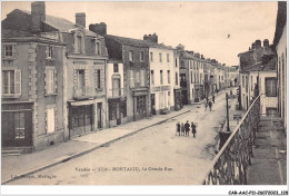 CAR-AACP11-85-0982 - VENDEE - MONTAIGU - La Grande Rue  - Cafe  - Montaigu