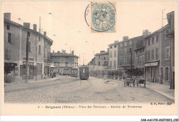 CAR-AACP10-69-0841 - BRIGNAIS - Place Des Terreaux - Station Du Tramway - Train, Coiffeur - Brignais