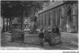 CAR-AABP9-76-0728 - MONTIVILLIERS - La Fontaine Et L'église - Cachet Militaire - Montivilliers