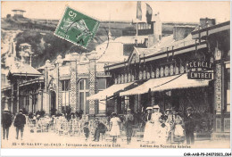 CAR-AABP9-76-0680 - SAINT-VALERY-EN-CAUX - Terrasse Du Casino Et Le Café - Saint Valery En Caux