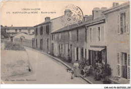 CAR-AACP6-49-0502 - MONTFAUCON-sur-MOINE - Rue De La Mairie - Carte Pliee, Vendue En L'etat - Montfaucon
