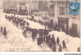 CAR-AACP5-39-0380 - MOREZ - Le Chasse Neige Dans La Grande Rue  - Morez