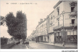 CAR-AACP4-37-0304 - CHINON - Le Quai Charles VII - Pharmacie H. Morais - Chinon