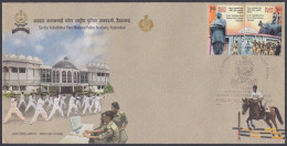 Inde India 2008 FDC National Police Academy, Hyderabad, Policia, Horse, Karate, Statue, Valabhbhai Patel First Day Cover - Sonstige & Ohne Zuordnung