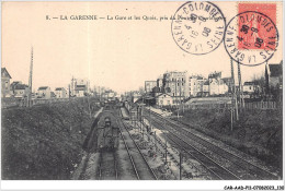 CAR-AADP11-92-0972 - LA GARENNES - La Gare Et Les Quais - Train - La Garenne Colombes