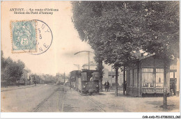 CAR-AADP11-92-0937 - ANTONY - La Rue D'orleans - Station De Pont D'Antony - Tramway - Antony
