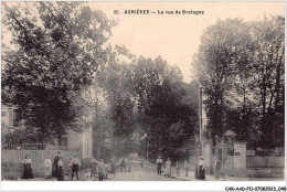 CAR-AADP11-92-0931 - ASNIERES - La Rue De Bretagne  - Asnieres Sur Seine