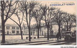 CAR-AADP10-91-0892 - PALAISEAU - Place De La Mairie  - Publicite Chocolat-Vinay - Palaiseau