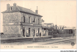 CAR-AADP10-91-0843 - MASSY VERRIERES - La Gare - Train - Massy