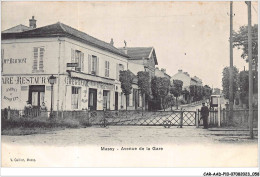 CAR-AADP10-91-0841 - MASSY - Avenue De La Gare - Cafe De La Gare - Massy