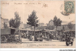 CAR-AADP10-91-0854 - CORBEIL - Place Du Marche Et Halle  - Corbeil Essonnes