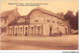 CAR-AADP7-60-0538 - RIBECOURT - Hotel Restaurant De La Paix Sur La Place De La Republique - Ribecourt Dreslincourt