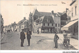 CAR-AADP6-60-0505 - GRANDVILLIERS - Entré De La Rue D'aumale - Coiffeur - Grandvilliers