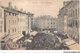 CAR-AADP5-26-0351 - ROMANS - Place De La Republique  - Romans Sur Isere