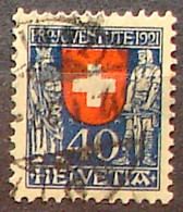 Schweiz Suisse 1921: Kaiser & Tell Zu WI 20 Mi 174 Yv 187 Mit Voll-Stempel WIL 14.I.22 (ZÜRICH) (Zu CHF 90.00) - Gebruikt