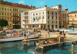 Navigation Sailing Vessels & Boats Themed Postcard Gmunden Am Traunsee Rathaus Im Salzkammergut - Sailing Vessels