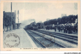 CAR-AAEP11-95-1073 - DOMONT - La Gare - L'arrivée Du Train - Domont