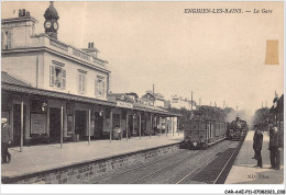 CAR-AAEP11-95-1051 - ENGHIN-LES-BAINS - La Gare - Train - Enghien Les Bains